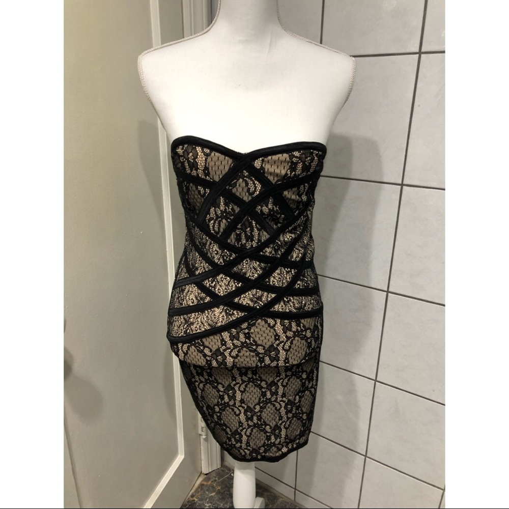 The Vintage Shop Strapless Dress